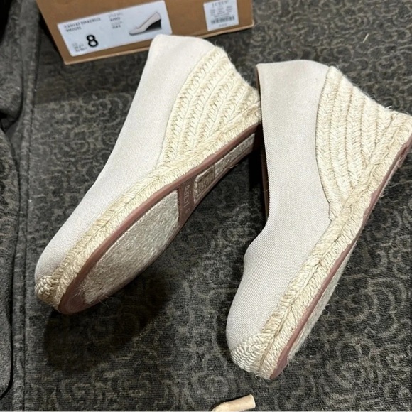 J. Crew Cream Espadrille Wedges with Cushioned Insole - Picture 5 of 5